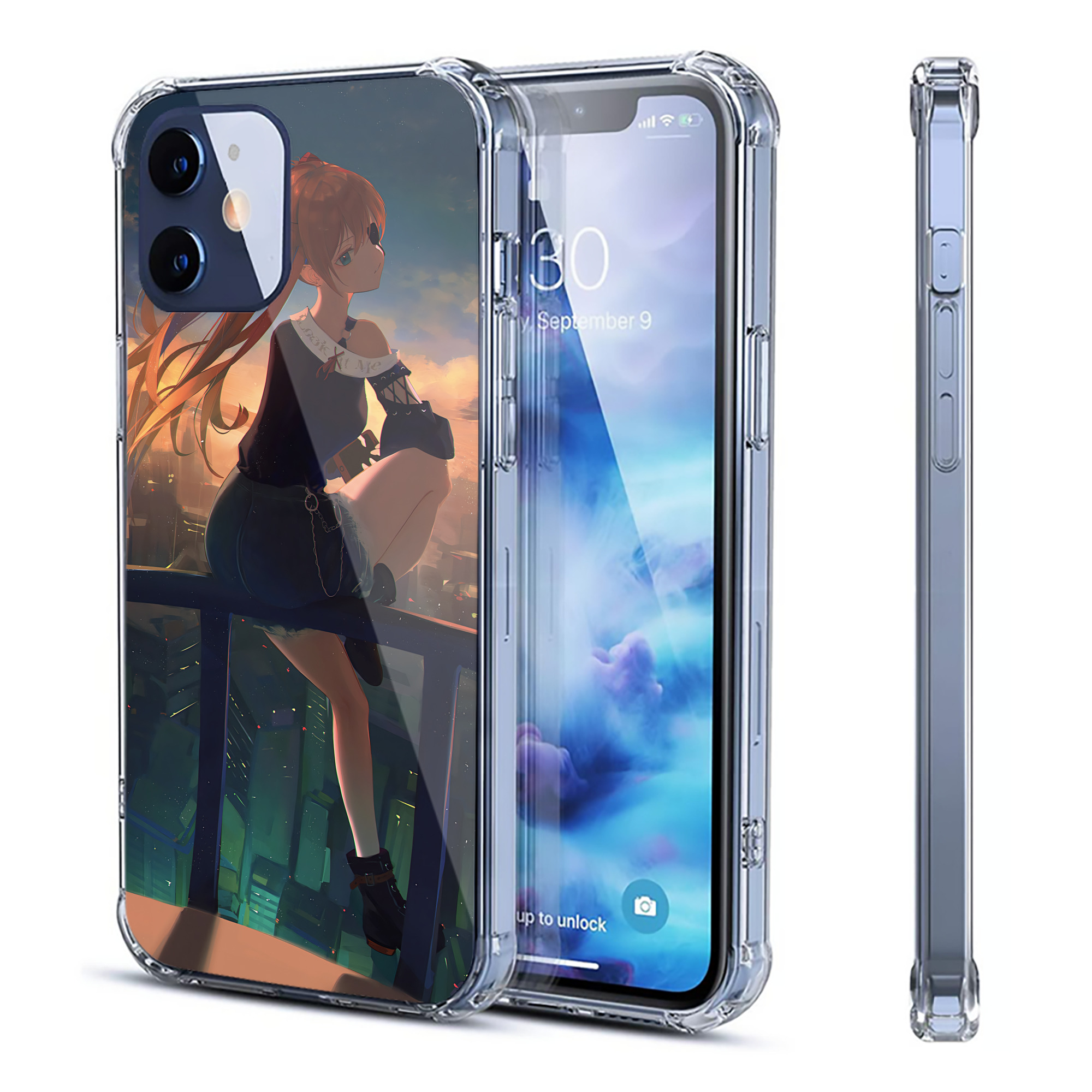 （画像用） EVA 新世紀エヴァンゲリオン 【iPhone 12シリーズ対応】透明スマホケース（クリアソフトケース）